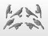 Red-Billed Oxpecker Set 1:16 eight pieces 3d printed 