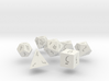 Gothic RPG Polyhedral Dice Set 3d printed 
