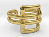 Square knot [Ring] 3d printed 