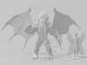 Pazuzu miniature model fantasy game rpg dnd horror 3d printed 