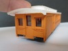 Monitor Roof for HO AHM/IHC/Pocher wood cars 1860s 3d printed printed in Smooth Fine Detail 