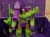 Upgrade for Generations Selects G2 Megatron V2 3d printed Shapeways printed, painted, with G2 Megs and G2 Sideswipe with accessories 