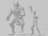 Alpha Werewolf miniature model fantasy games dnd 3d printed 