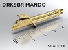DRKSBR MANDO keychain 3d printed 