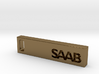 Saab Billet Keychain 3d printed 
