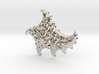 3D Fractal Sea Shell Pendant 3d printed 