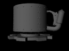 Industrial / Steampunk Coffee Mug & Coaster 3d printed 