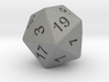20 sided dice (d20) 25mm dice 3d printed 