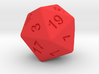 20 sided dice (d20) 20mm dice 3d printed 