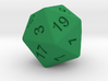 20 sided dice (d20) 30mm dice 3d printed 