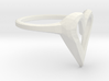 FLYHIGH: Skinny Heart Ring 11mm 3d printed 