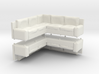 Corner Sofa (x2) 1/100 3d printed 
