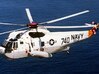 Nameplate SH-3H Sea King 3d printed Photo: US Navy.