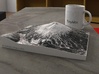Mt. Bachelor in Winter, Oregon, USA, 1:25000 3d printed 