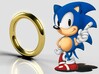 Sonic Ring 3d printed 