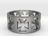 Outlaw Biker Cross Ring Size 10 3d printed 