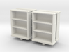 Wooden Bookcase (x4) 1/87 3d printed 