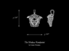 THE MEDUSA RONDANINI necklace pendant 3d printed 