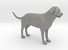 Plastic Mastiff Dog v1 1:64-S 25mm 3d printed 
