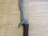 Daedric Dagger v4 (From Skyrim) 3d printed PLA 3D printed model with string handle