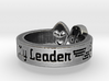 Be My Leader Alien Engagement Ring 3d printed 