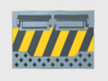 Hazard Stripes : Standard APC Frontplate 3d printed 