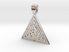 Triangle maze [pendant] 3d printed 