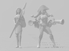 Pocahontas Warrior Princess miniature fantasy rpg 3d printed 