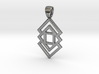 Triple square [pendant] 3d printed 