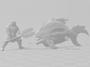 Mega Piranha miniature model fantasy games rpg dnd 3d printed 