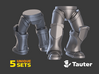 Standing - Bloodguard Power Armor Legs 3d printed 