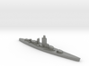 French Dunkerque battleship 1:6000 WW2 3d printed 