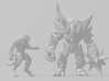 Ice Demon miniature model fantasy games dnd rpg wh 3d printed 