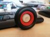 1/12 Steel wheels with drum brakes 3d printed back view with brake dummy