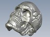 1/24 scale human skull miniatures x 10 3d printed 