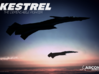 F/A-82A Kestrel Stealth Fighter w/Landing Gear 3d printed 