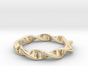 DNA Double Helix Plasmid Ring 3d printed 