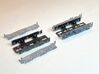 ATSF EMC 1A set of truck sideframes with stirrups 3d printed sideframes and modified KATO E8/9 trucks