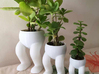 Squatting planter 50 mm height 3d printed 