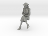 1:20 scale Girl Friday sitting wth hat 3d printed 
