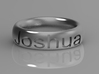 Joshua ring 3d printed 