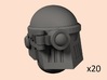 28mm Astrowarrior M2 +visor helmets 3d printed 