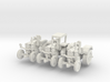 1/144 Lanz tractor set 3d printed 