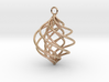 Twisted Pendant/Earring (5 wire 1 Twist) 3d printed 