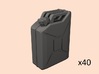 1/87  scale WW2 German 20 L jerry can miniature  3d printed 