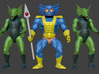 Fishman Full Figure VINTAGE 3d printed comparison with standard sized figure