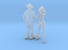 O Scale Cowboy and Cowgirl 3d printed This is a render not a picture