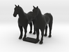 HO Scale Draft Horses 3d printed This is a render not a photo