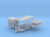 Swift Water Rescue Trailer & Boats 1-87 HO Scale 3d printed 