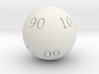 Sphere D10 (tens) 3d printed 
